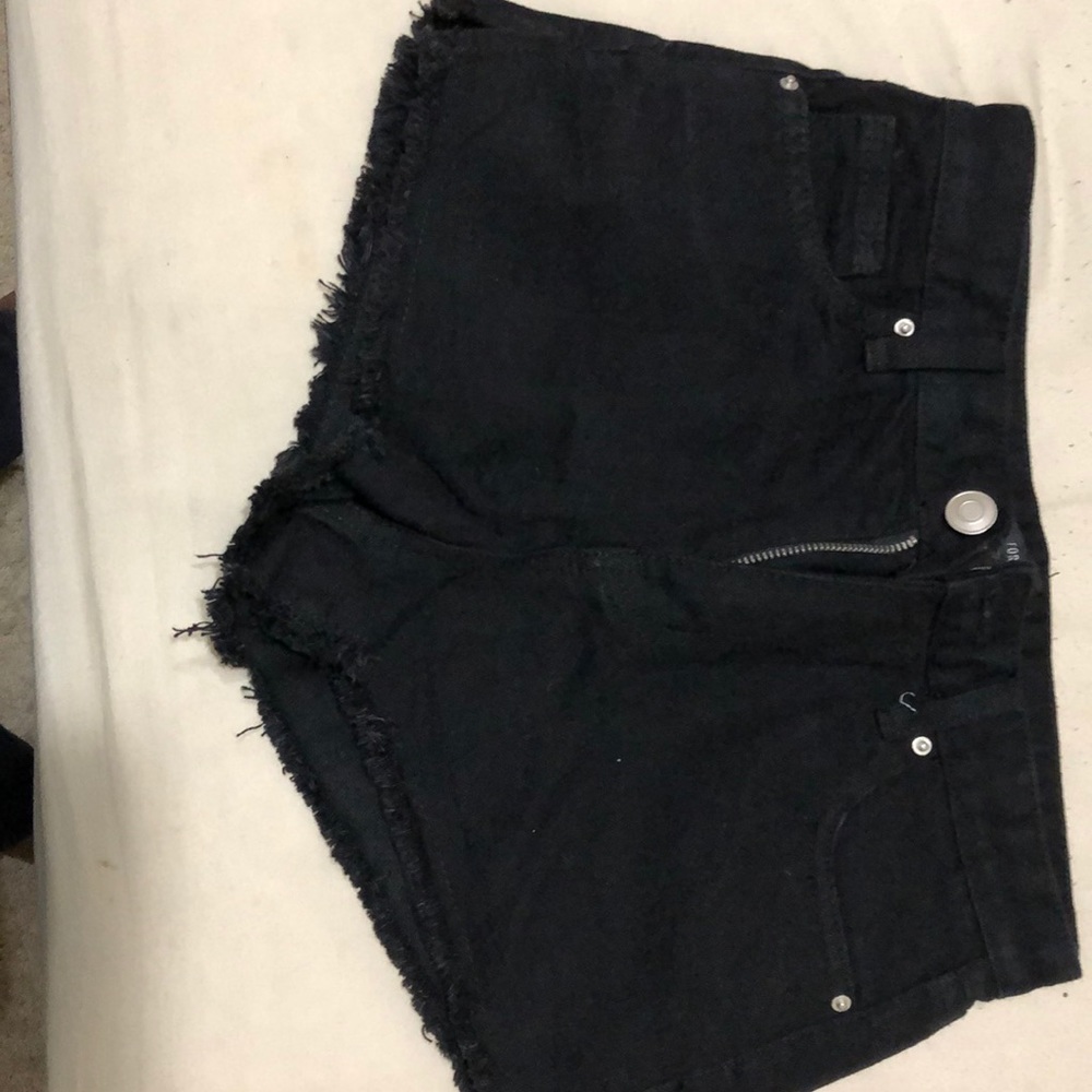 Denim short/ high waist pants